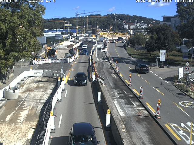 Archiv Foto Webcam B10 bei Ulm