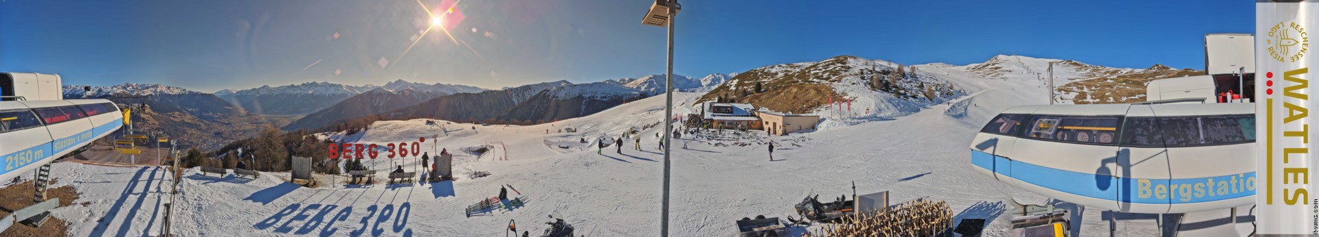 Archiv Foto Webcam Panoramablick von der Plantapatschhütte, Watles