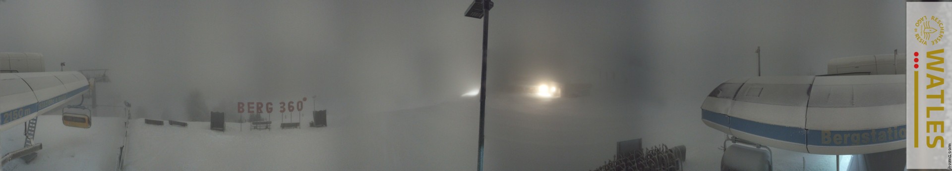 Archived image Webcam Panoramic view from mountain hut Plantapatsch in Watles (South Tyrol)