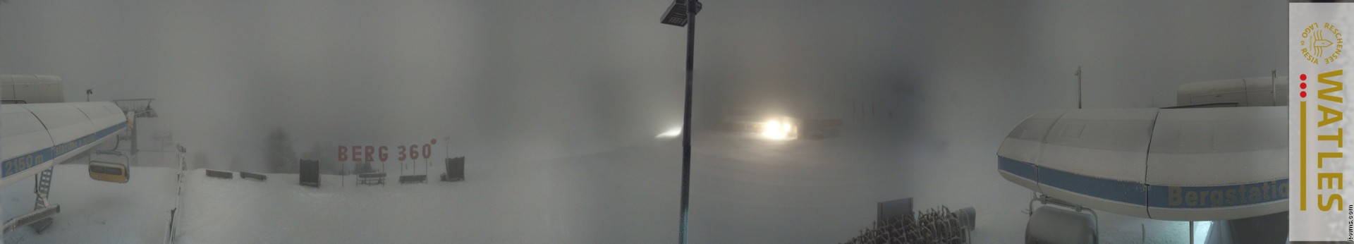 Archived image Webcam Panoramic view from mountain hut Plantapatsch in Watles (South Tyrol)