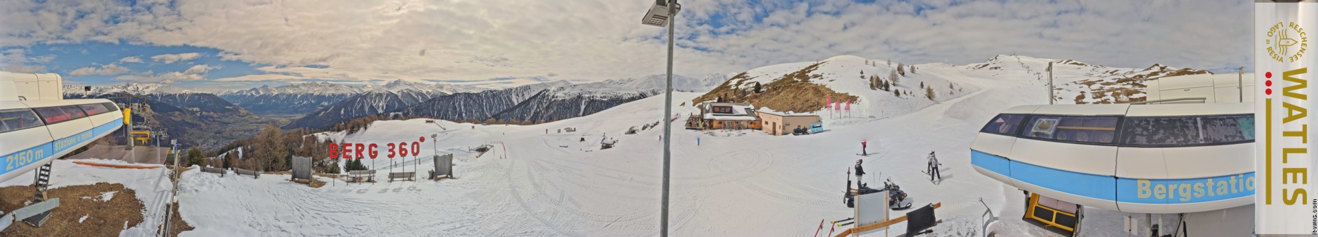 Archiv Foto Webcam Panoramablick von der Plantapatschhütte, Watles