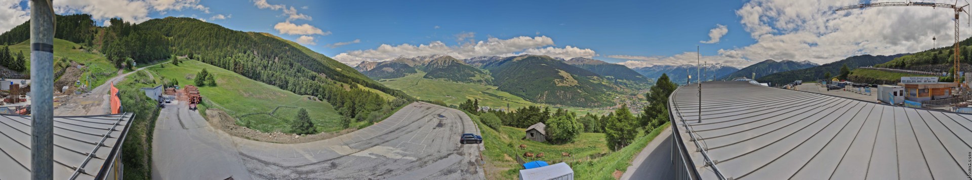 Archiv Foto Webcam Panoramablick von der Plantapatschhütte, Watles