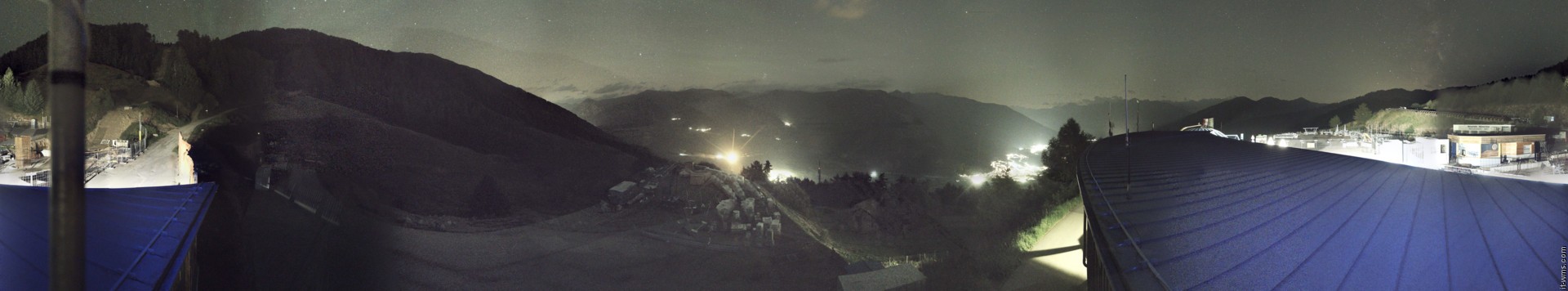 Archived image Webcam Panoramic view from mountain hut Plantapatsch in Watles (South Tyrol)