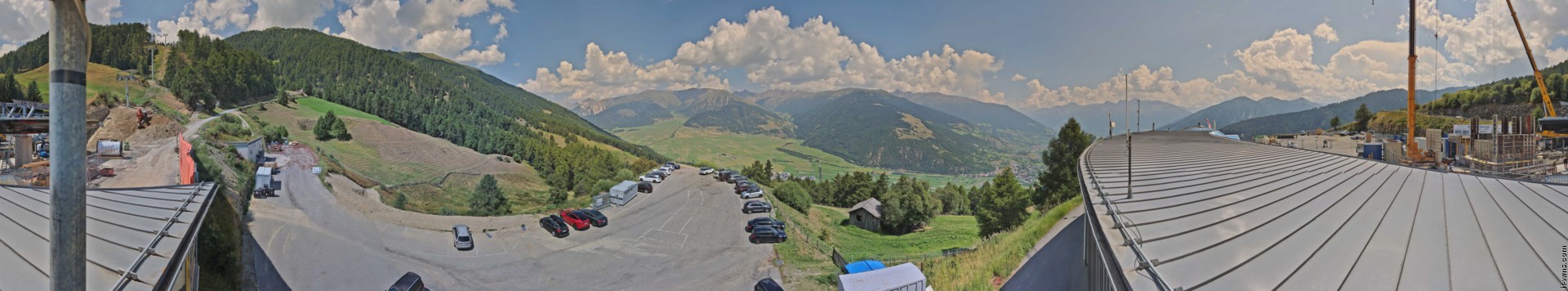 Archiv Foto Webcam Panoramablick von der Plantapatschhütte, Watles