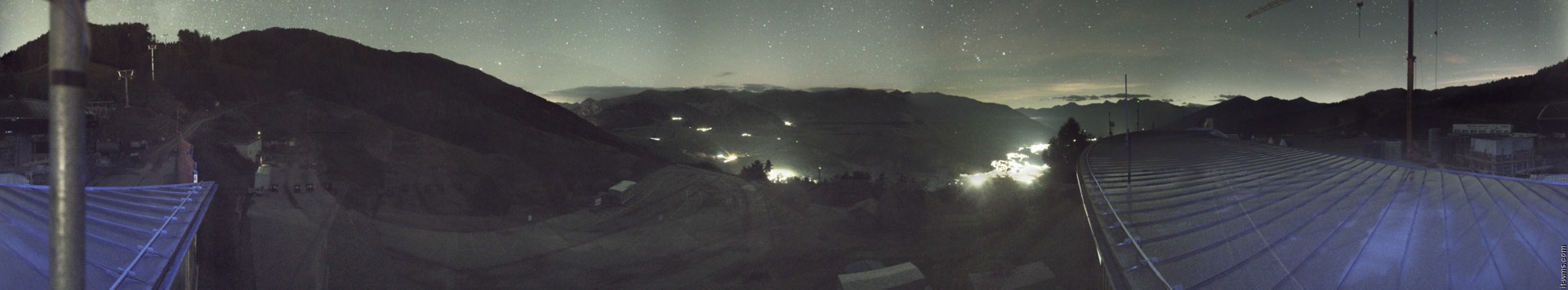 Archived image Webcam Panoramic view from mountain hut Plantapatsch in Watles (South Tyrol)