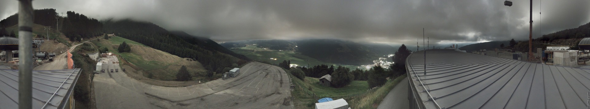 Archived image Webcam Panoramic view from mountain hut Plantapatsch in Watles (South Tyrol)