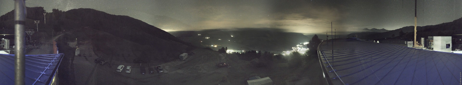 Archived image Webcam Panoramic view from mountain hut Plantapatsch in Watles (South Tyrol)