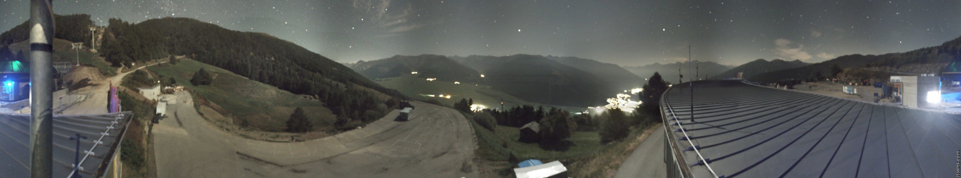 Archived image Webcam Panoramic view from mountain hut Plantapatsch in Watles (South Tyrol)