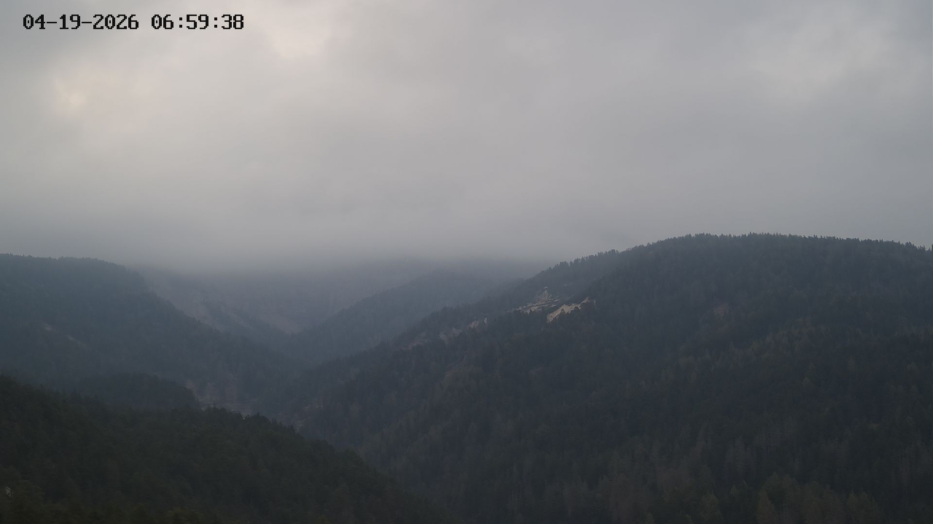 Archived image Webcam View of Canyon Bletterbach in South Tyrol