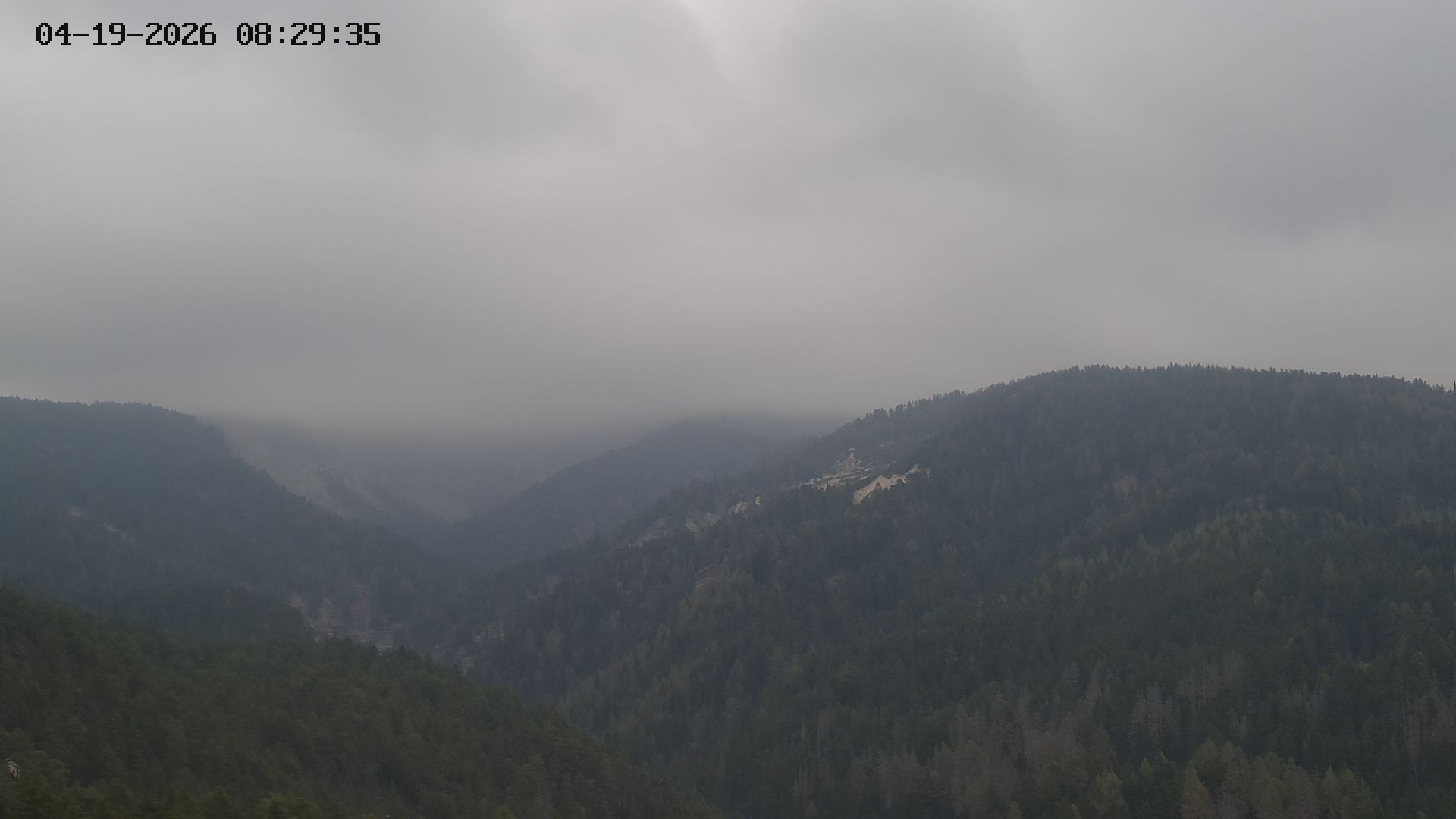 Archived image Webcam View of Canyon Bletterbach in South Tyrol