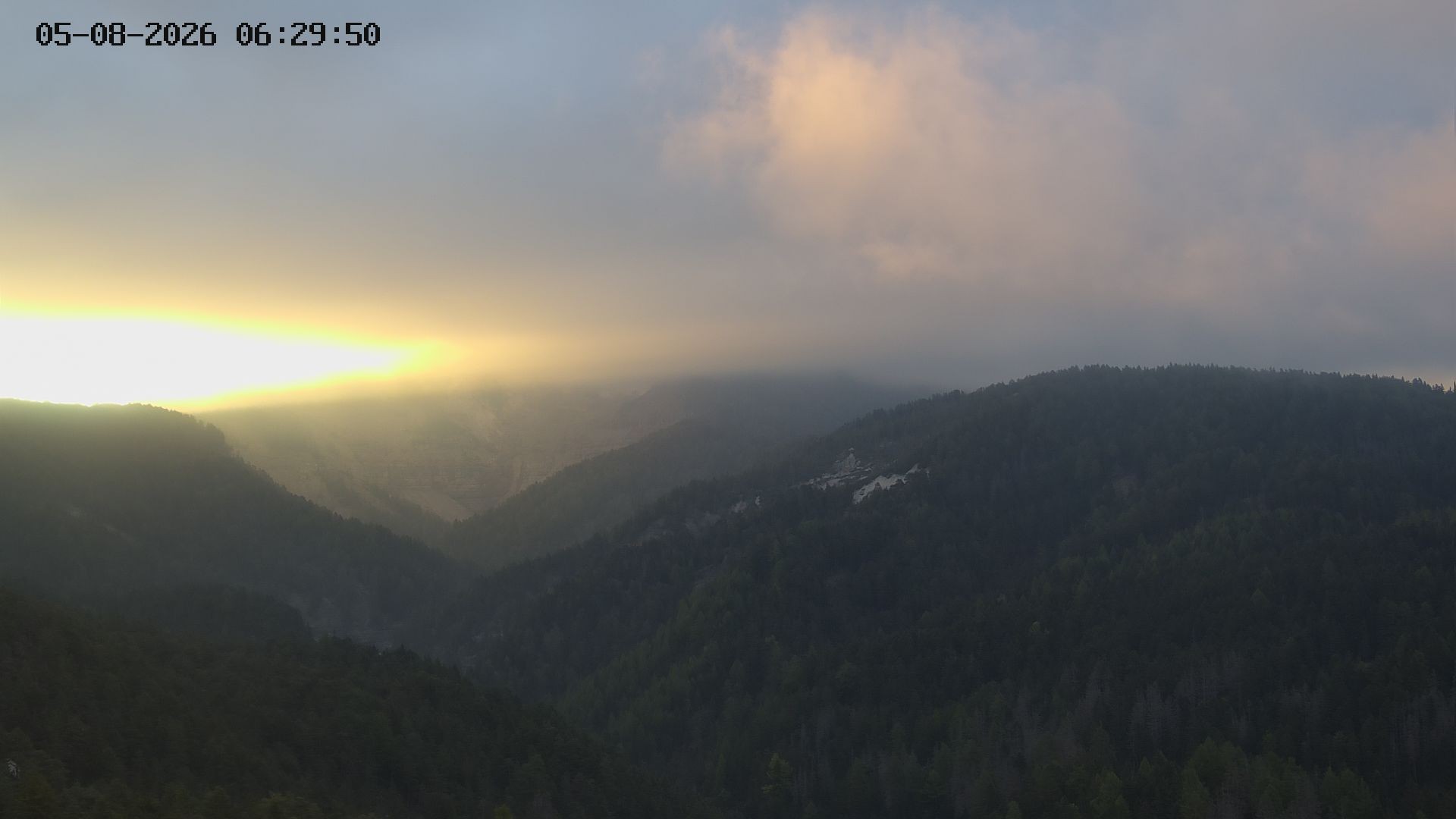 Archived image Webcam View of Canyon Bletterbach in South Tyrol