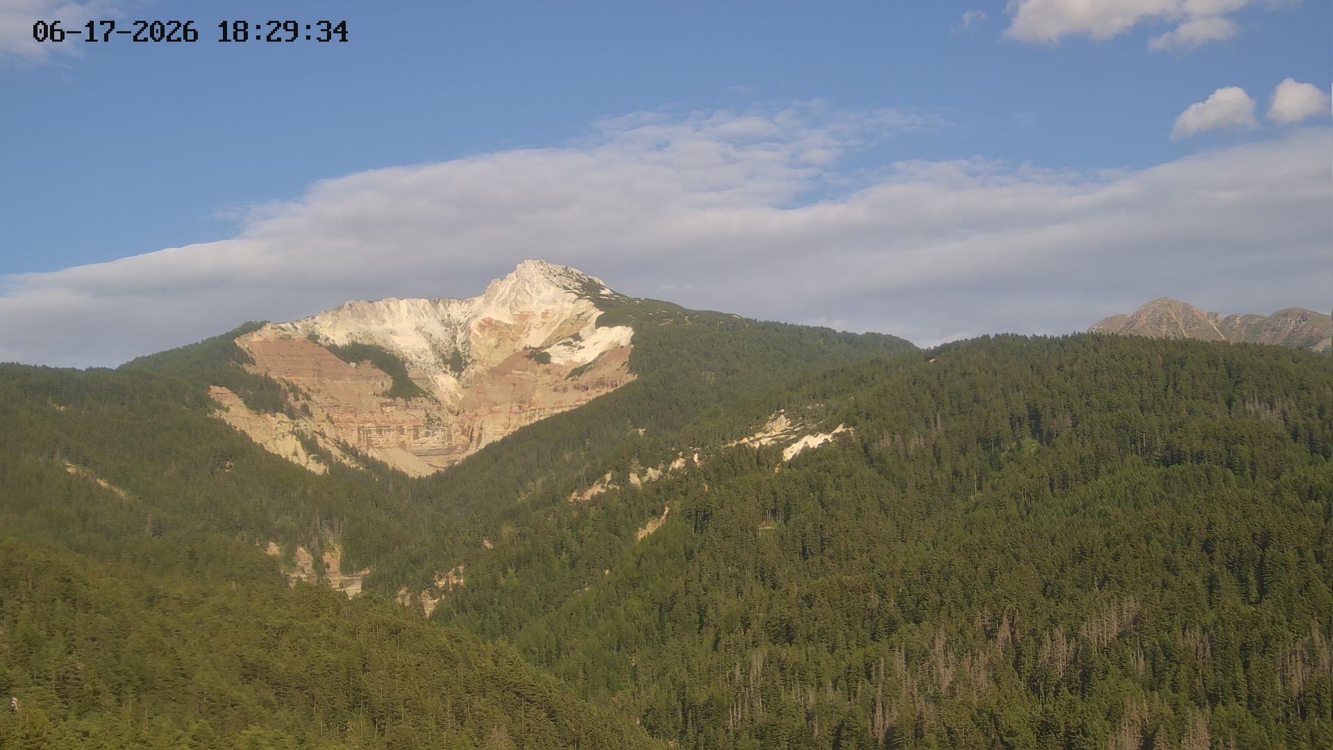 Archived image Webcam View of Canyon Bletterbach in South Tyrol