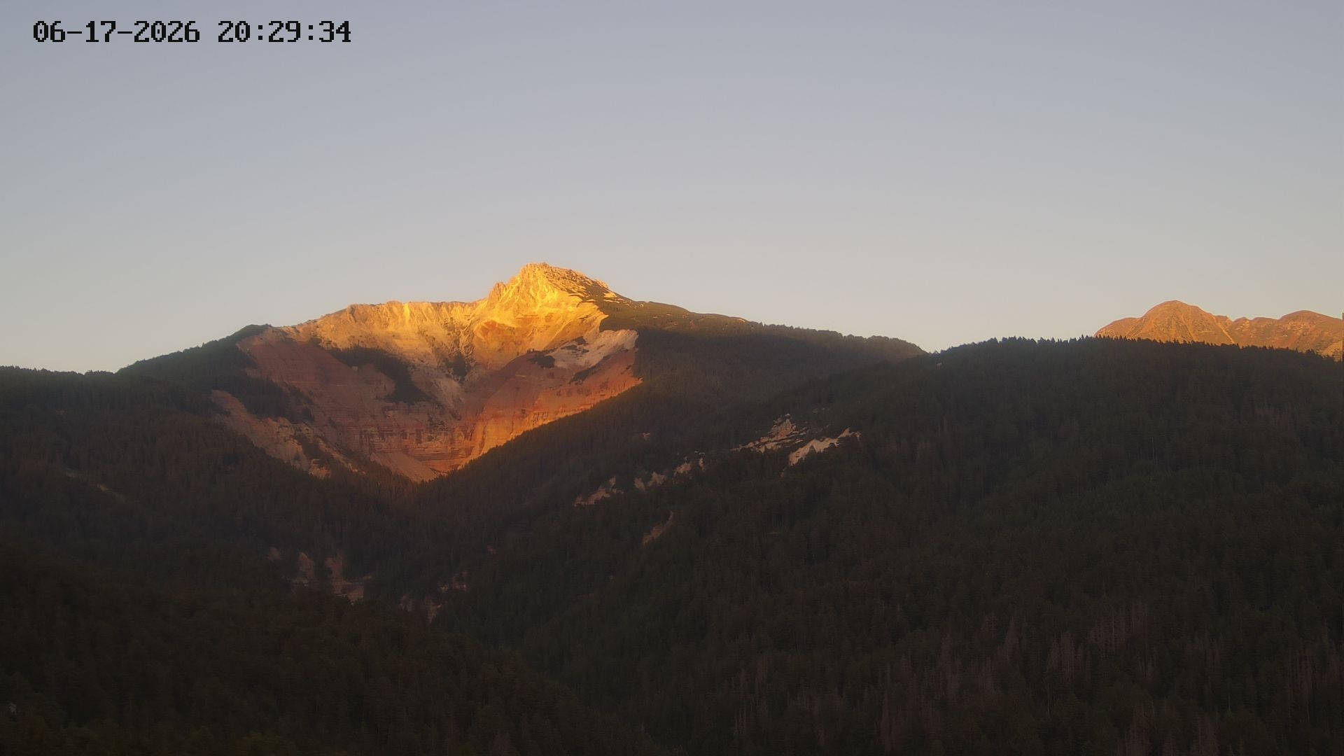 Archived image Webcam View of Canyon Bletterbach in South Tyrol