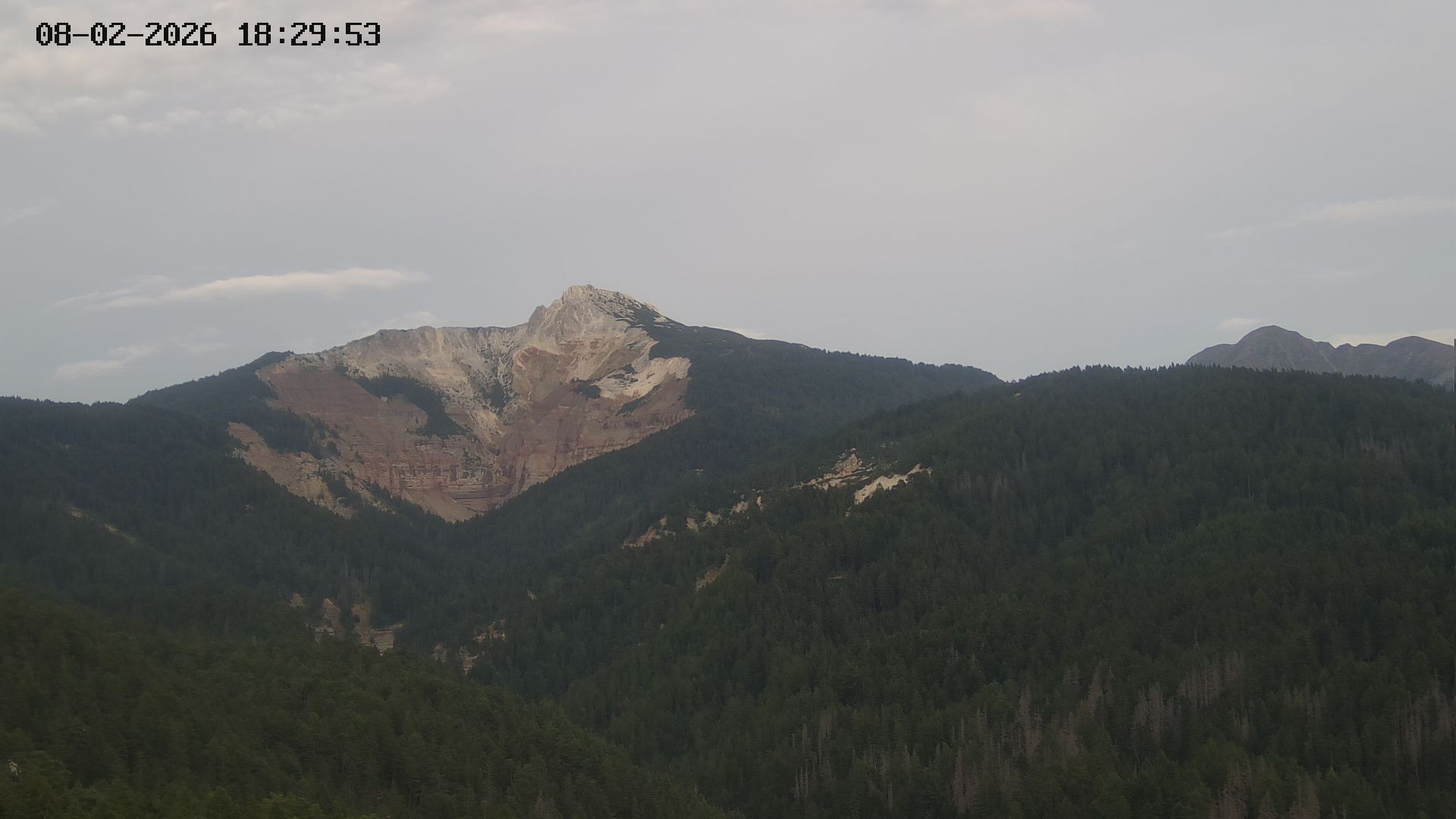 Archived image Webcam View of Canyon Bletterbach in South Tyrol