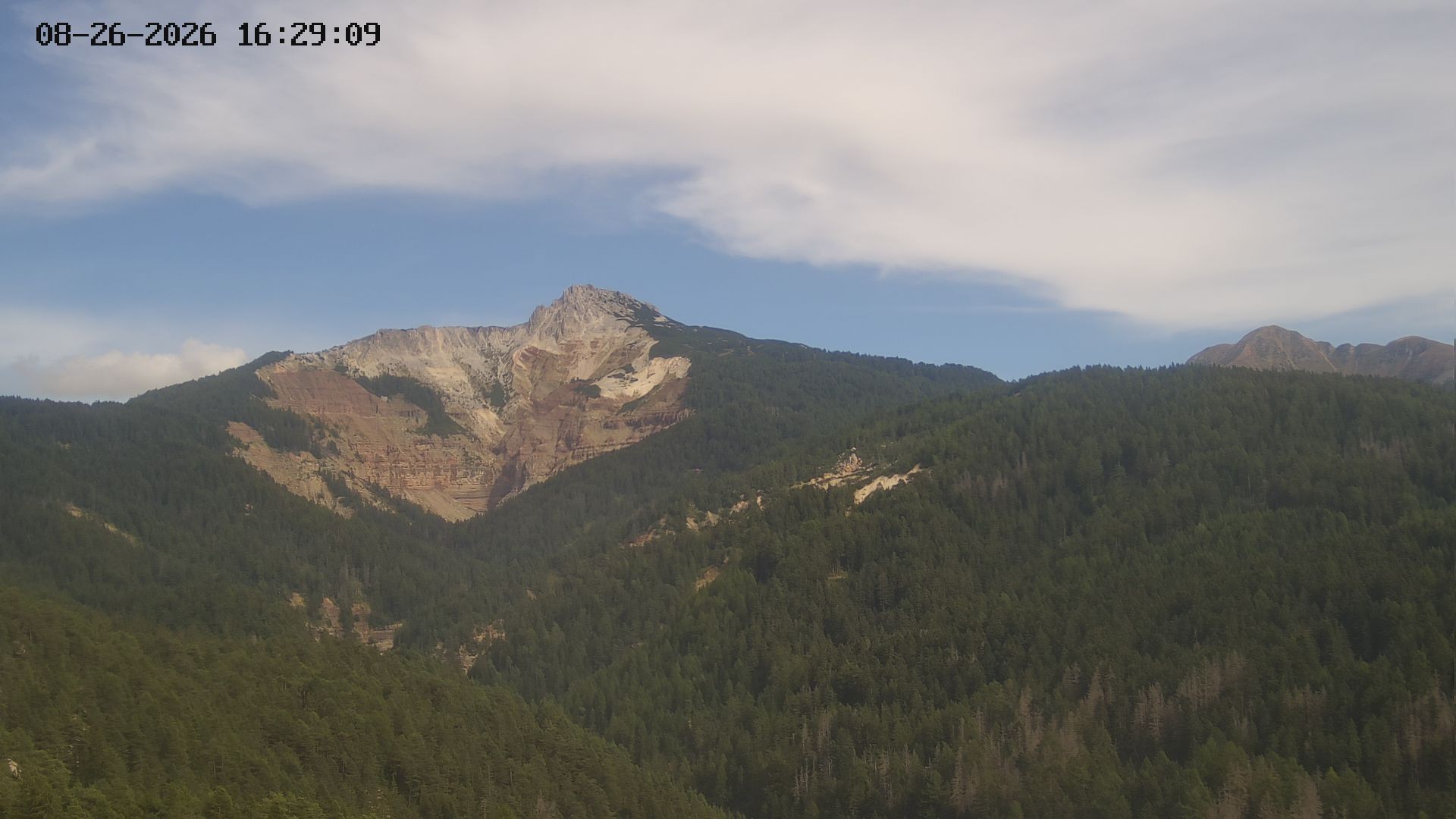 Archived image Webcam View of Canyon Bletterbach in South Tyrol