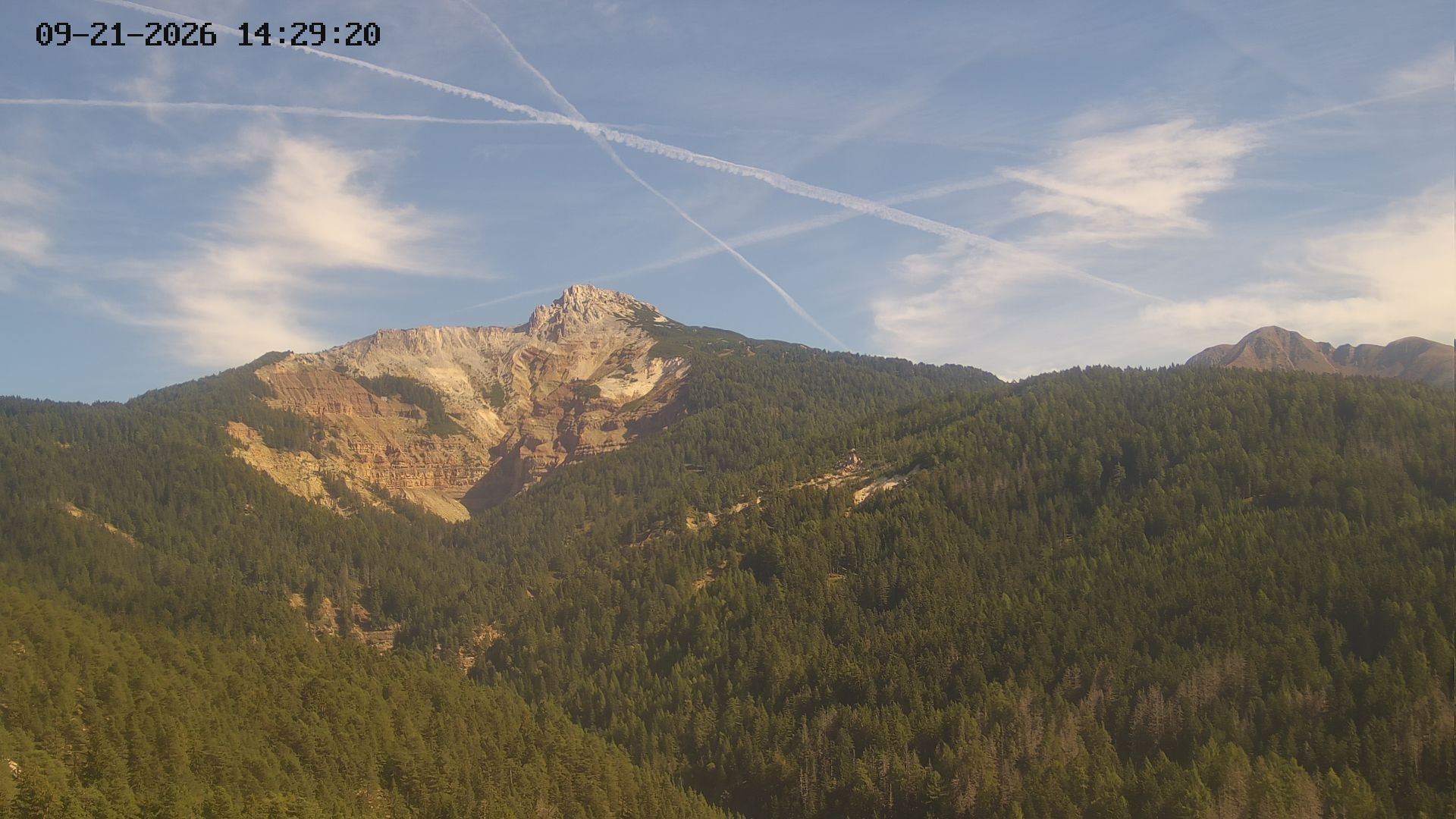 Archived image Webcam View of Canyon Bletterbach in South Tyrol
