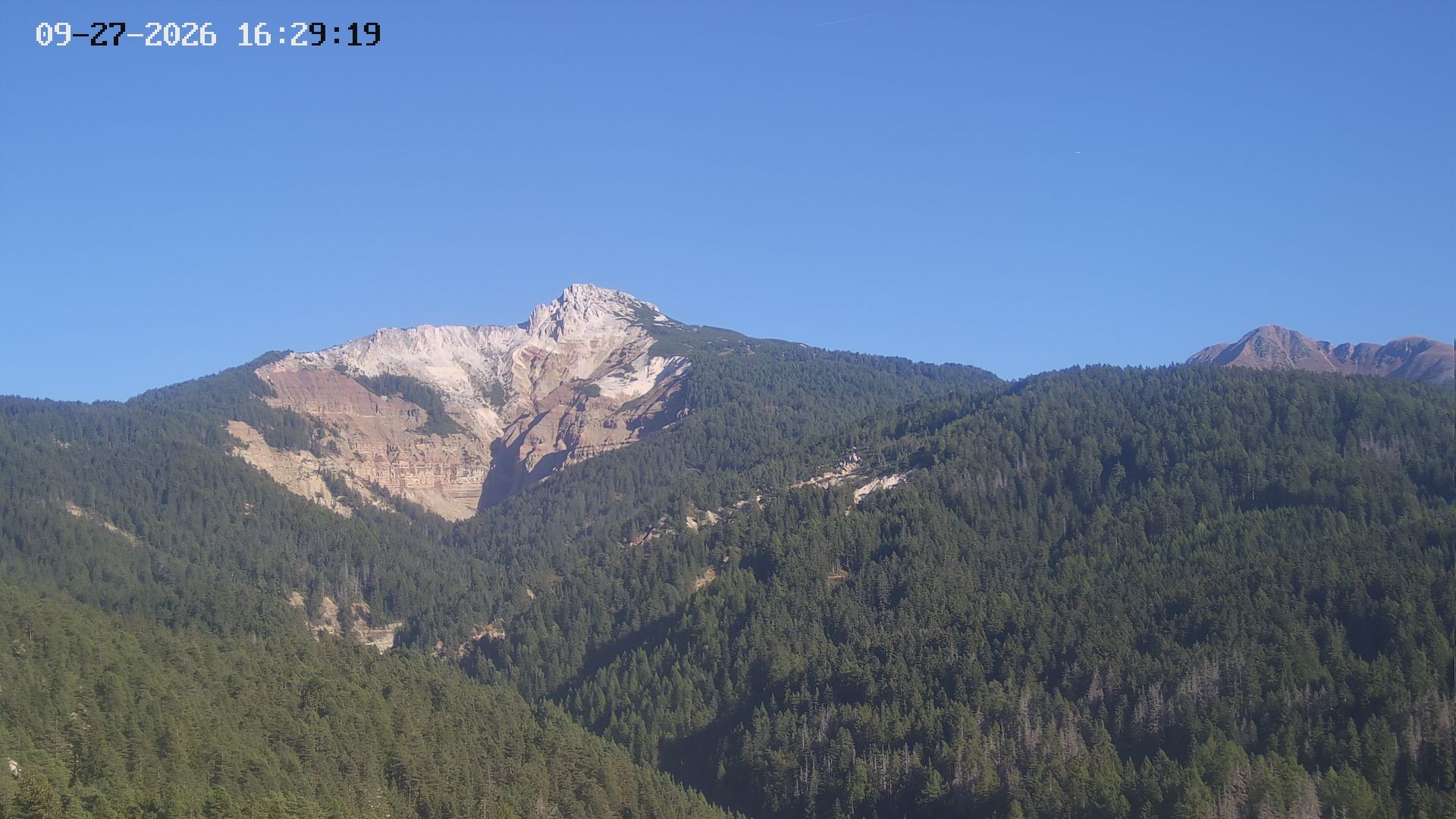 Archived image Webcam View of Canyon Bletterbach in South Tyrol