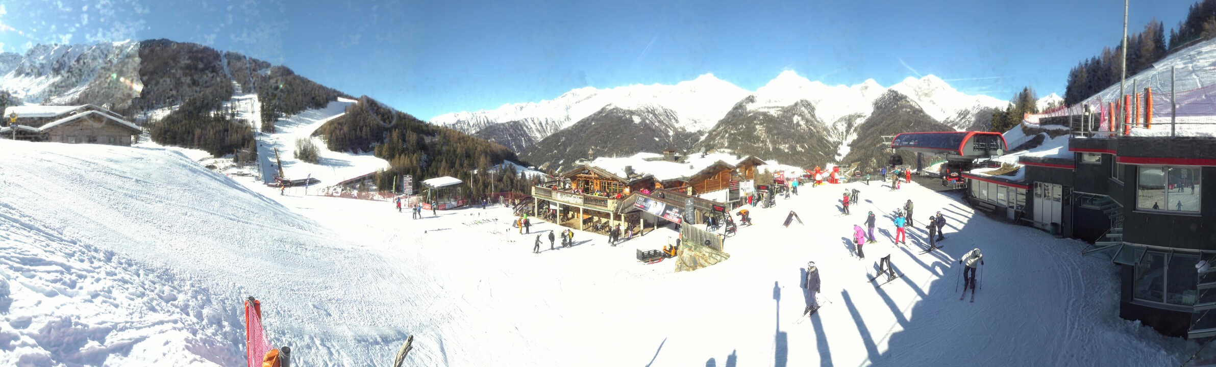 Archived image Webcam Klausberg - mountain restaurant Kristallalm in Ahrn Valley (South Tyrol)
