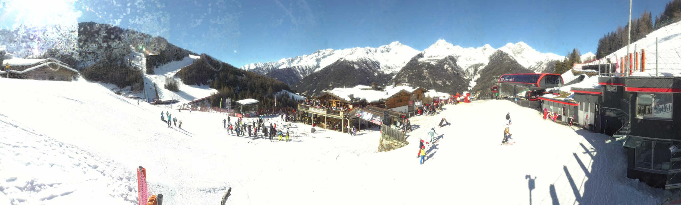 Archived image Webcam Klausberg - mountain restaurant Kristallalm in Ahrn Valley (South Tyrol)