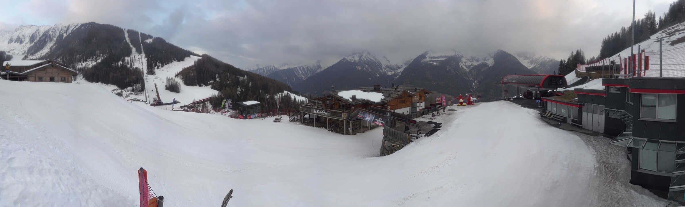 Archived image Webcam Klausberg - mountain restaurant Kristallalm in Ahrn Valley (South Tyrol)