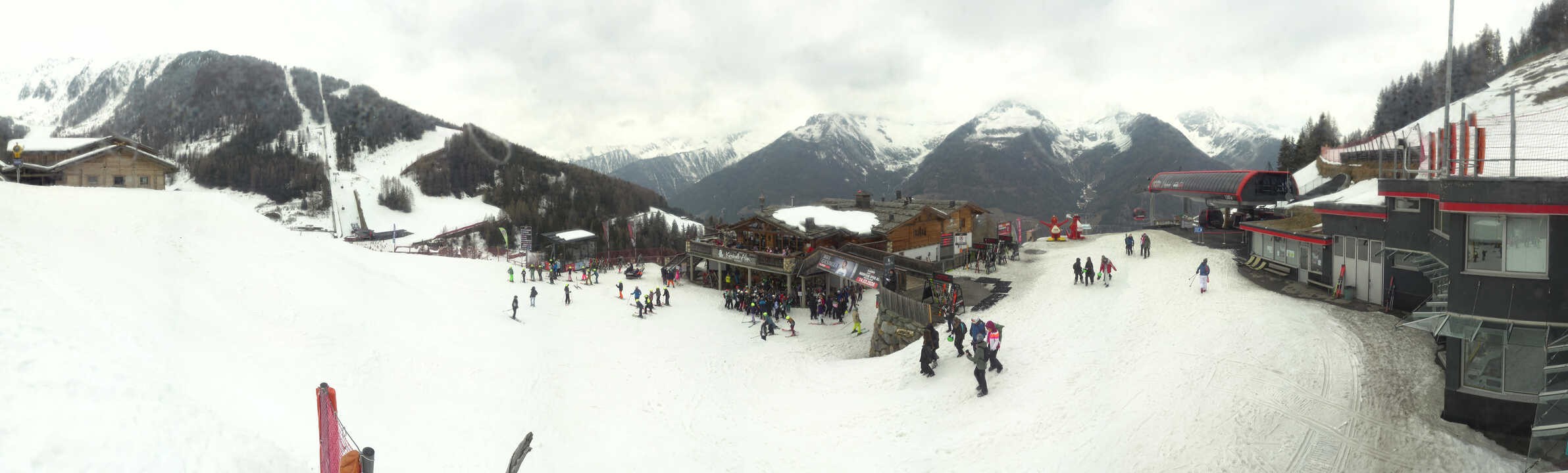 Archived image Webcam Klausberg - mountain restaurant Kristallalm in Ahrn Valley (South Tyrol)