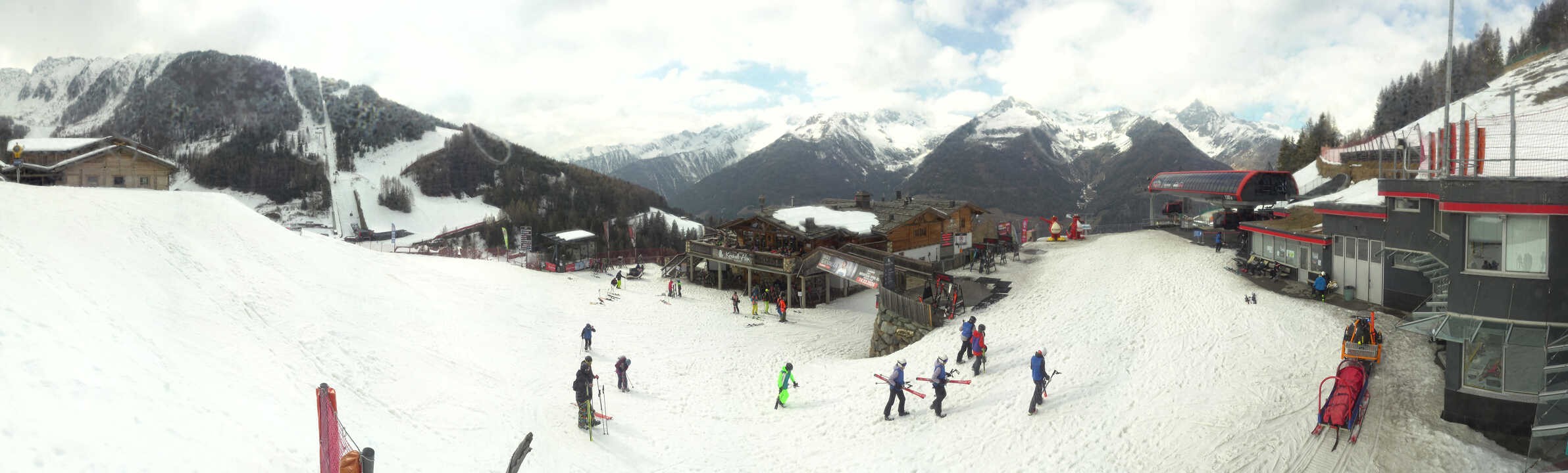 Archived image Webcam Klausberg - mountain restaurant Kristallalm in Ahrn Valley (South Tyrol)