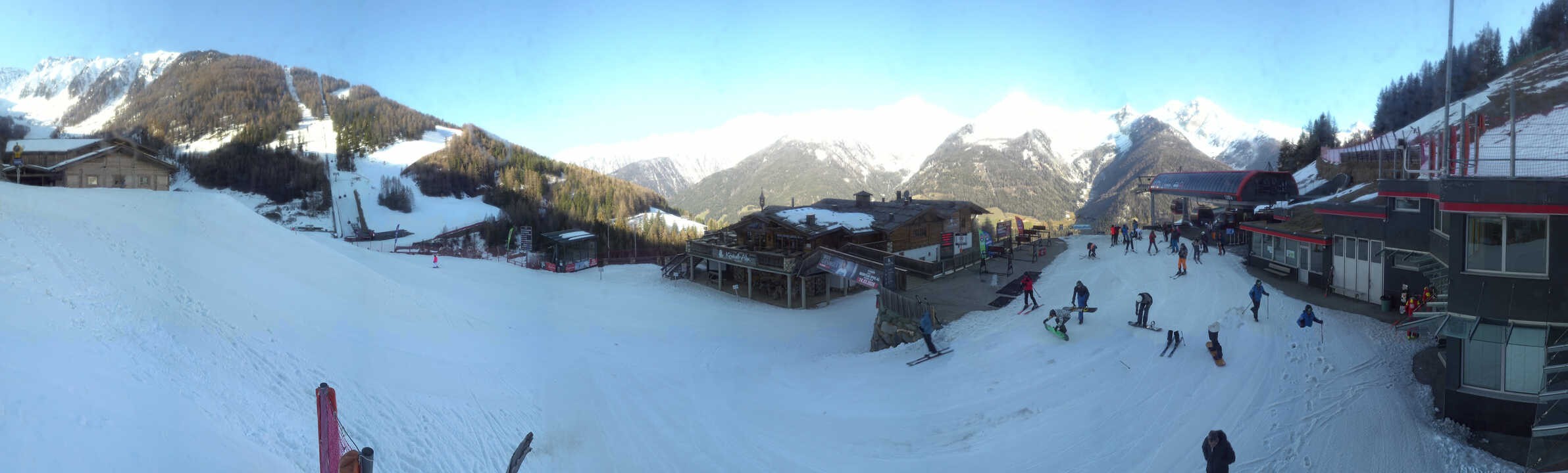 Archiv Foto Webcam Klausberg - Blick auf Kristallalm im Ahrntal (Südtirol)