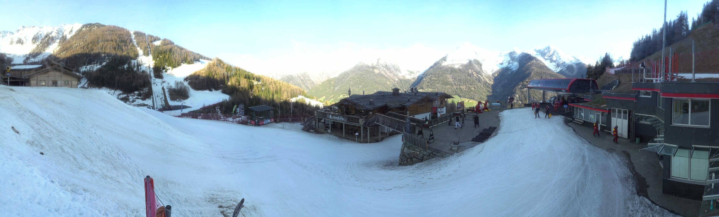 Archived image Webcam Klausberg - mountain restaurant Kristallalm in Ahrn Valley (South Tyrol)