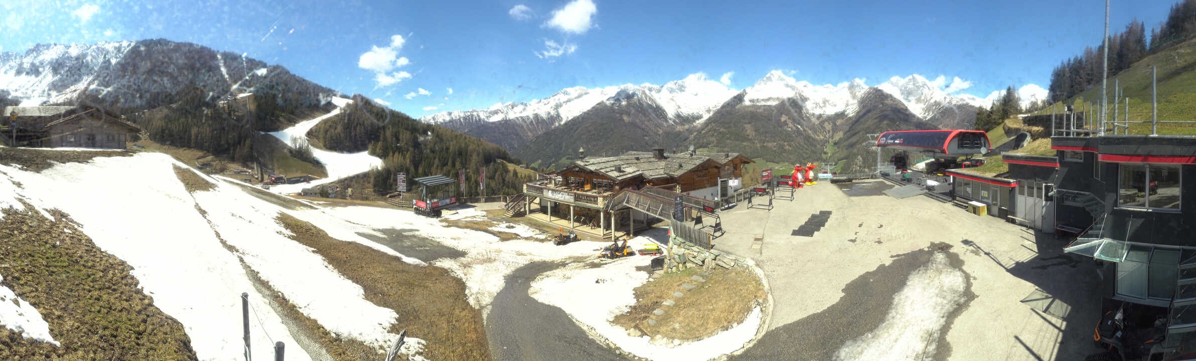 Archived image Webcam Klausberg - mountain restaurant Kristallalm in Ahrn Valley (South Tyrol)