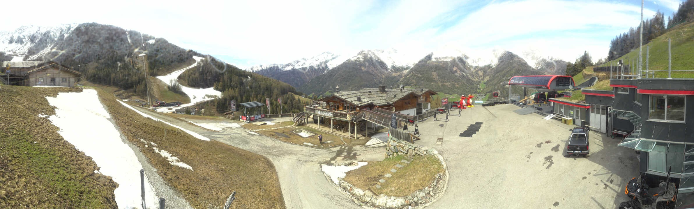 Archived image Webcam Klausberg - mountain restaurant Kristallalm in Ahrn Valley (South Tyrol)
