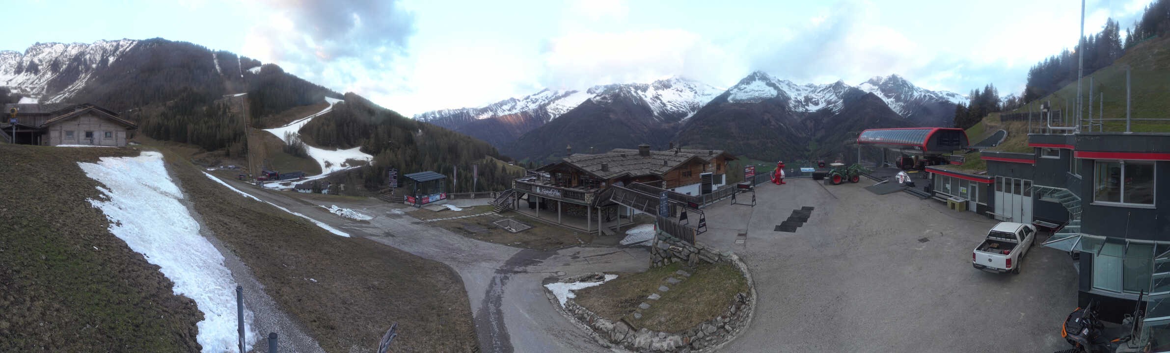 Archiv Foto Webcam Klausberg - Blick auf Kristallalm im Ahrntal (Südtirol)