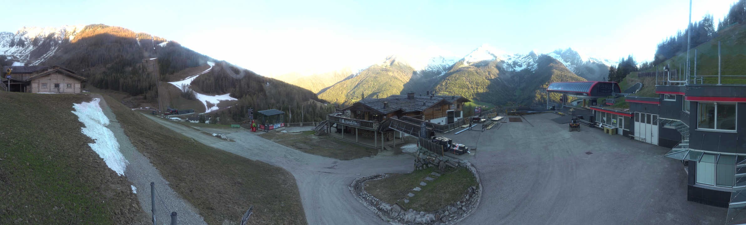 Archiv Foto Webcam Klausberg - Blick auf Kristallalm im Ahrntal (Südtirol)