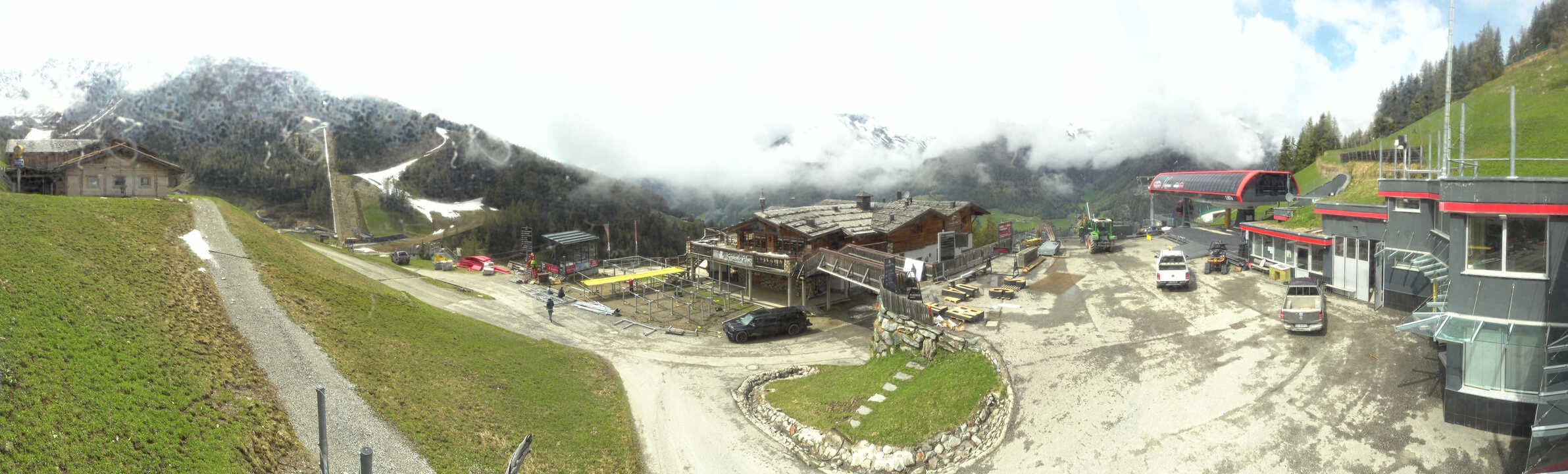 Archiv Foto Webcam Klausberg - Blick auf Kristallalm im Ahrntal (Südtirol)