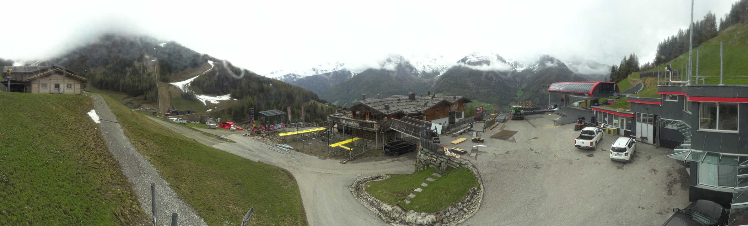 Archiv Foto Webcam Klausberg - Blick auf Kristallalm im Ahrntal (Südtirol)