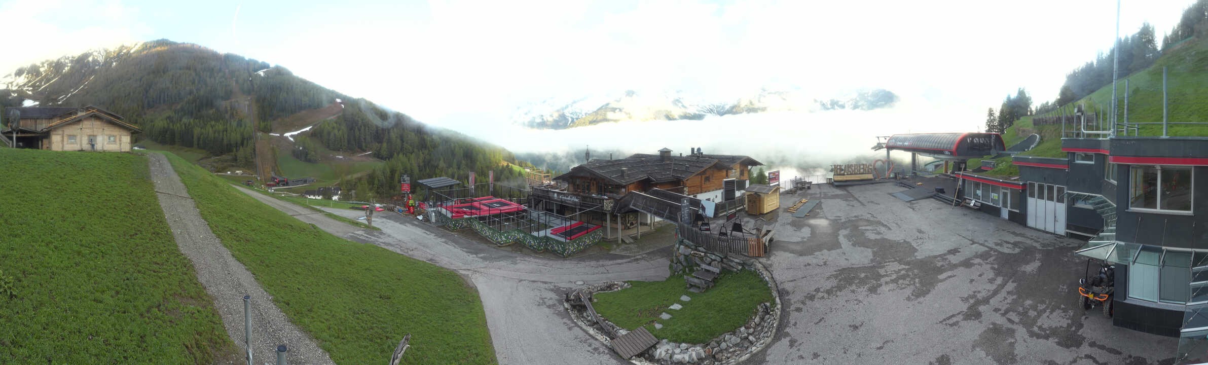Archiv Foto Webcam Klausberg - Blick auf Kristallalm im Ahrntal (Südtirol)