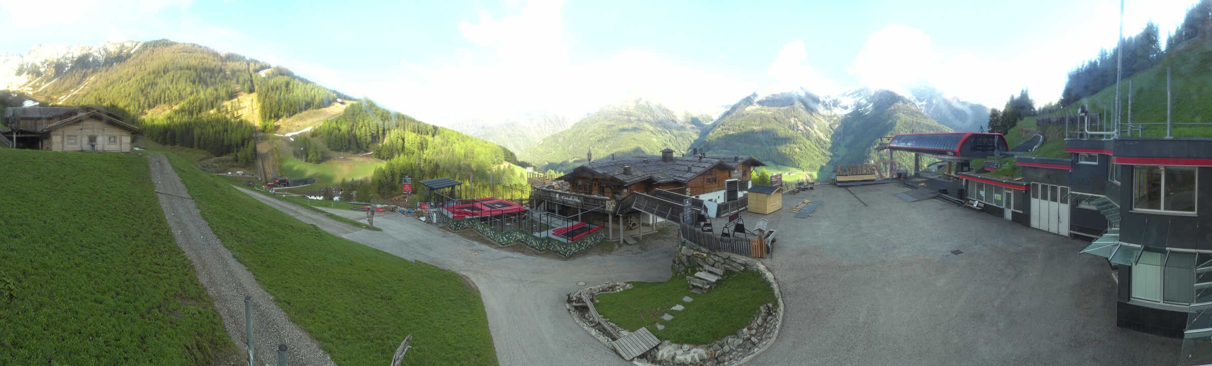 Archiv Foto Webcam Klausberg - Blick auf Kristallalm im Ahrntal (Südtirol)