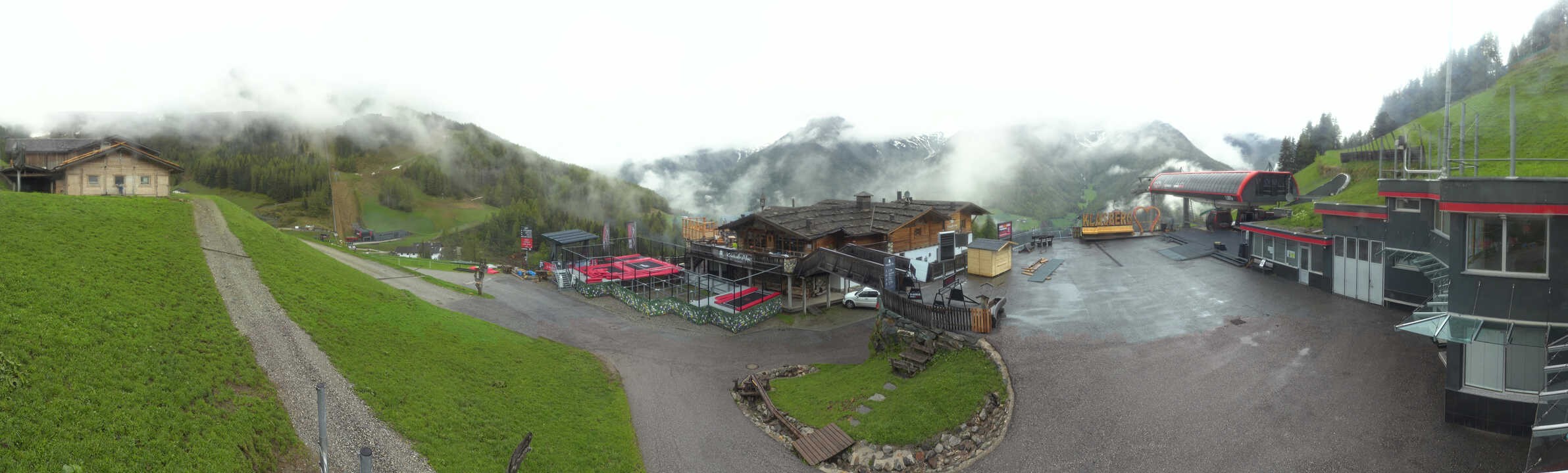 Archived image Webcam Klausberg - mountain restaurant Kristallalm in Ahrn Valley (South Tyrol)