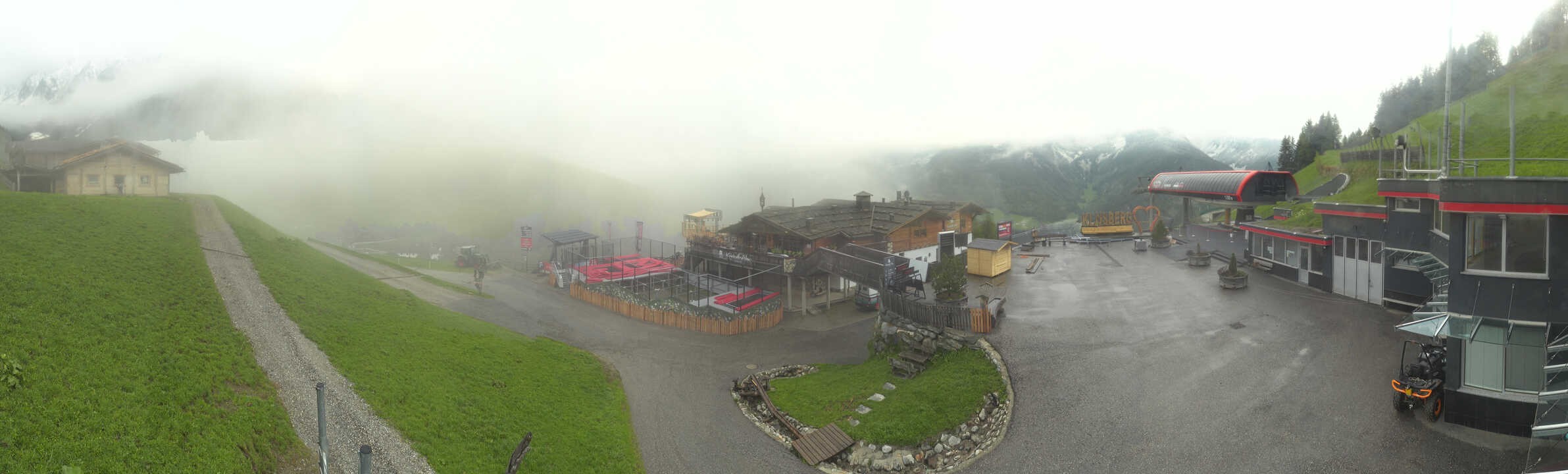 Archiv Foto Webcam Klausberg - Blick auf Kristallalm im Ahrntal (Südtirol)