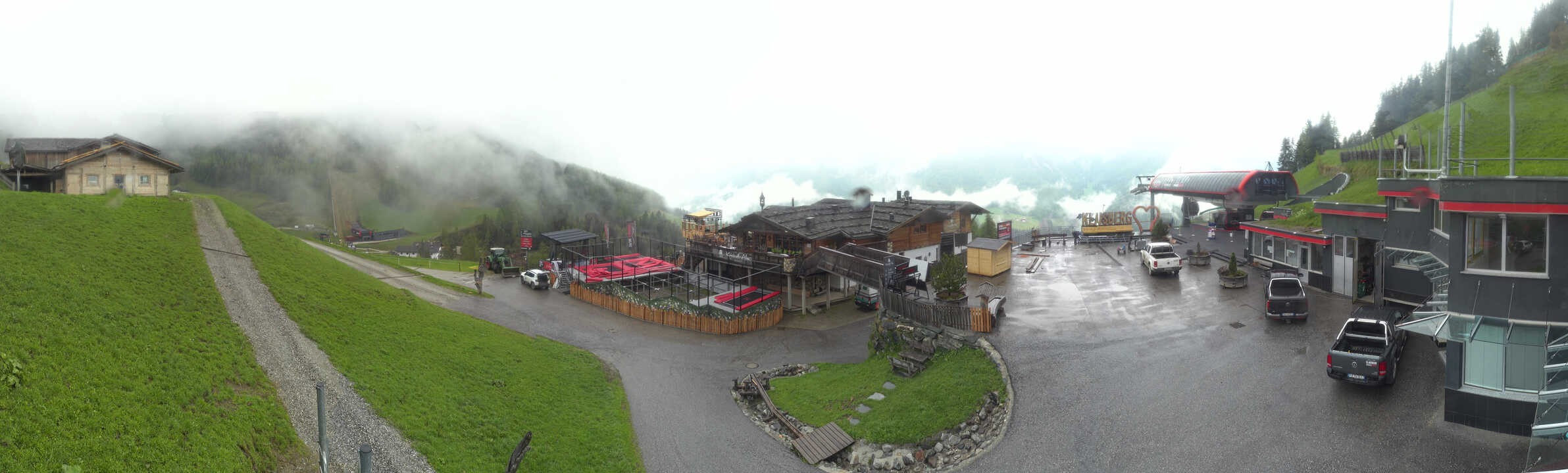 Archiv Foto Webcam Klausberg - Blick auf Kristallalm im Ahrntal (Südtirol)