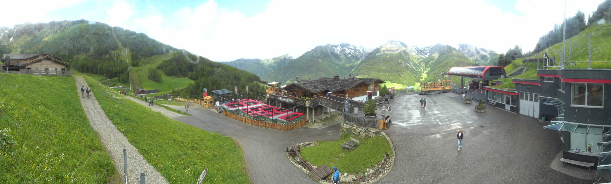 Archived image Webcam Klausberg - mountain restaurant Kristallalm in Ahrn Valley (South Tyrol)