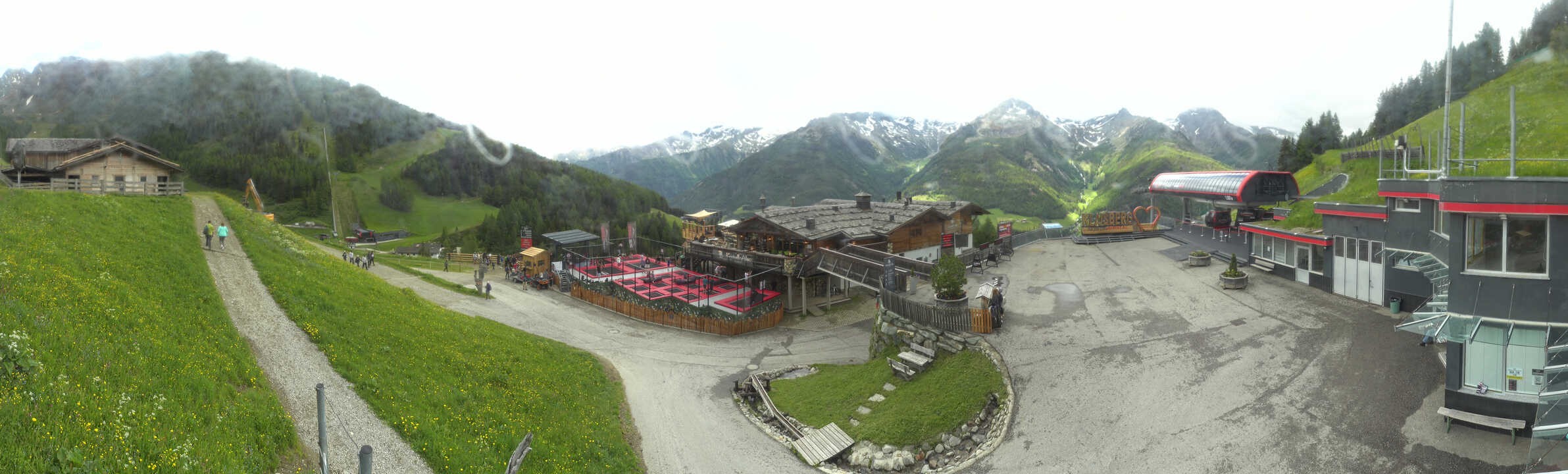 Archived image Webcam Klausberg - mountain restaurant Kristallalm in Ahrn Valley (South Tyrol)