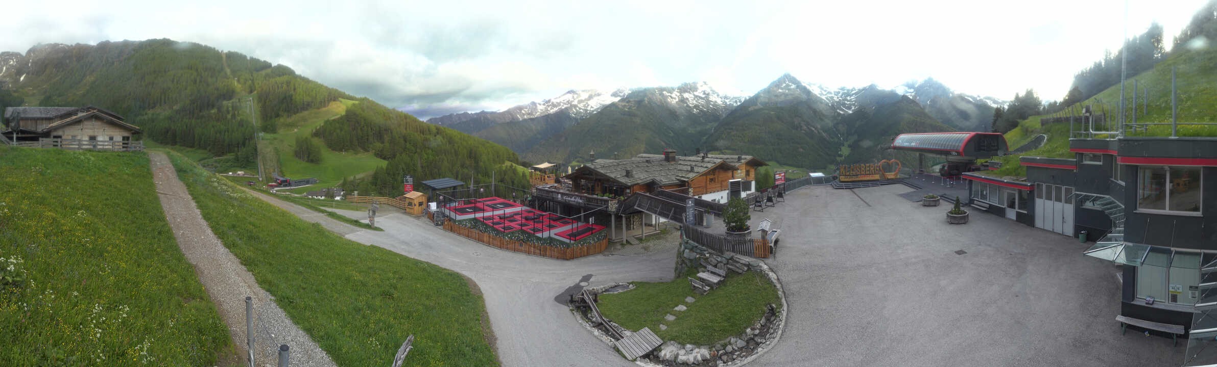 Archiv Foto Webcam Klausberg - Blick auf Kristallalm im Ahrntal (Südtirol)
