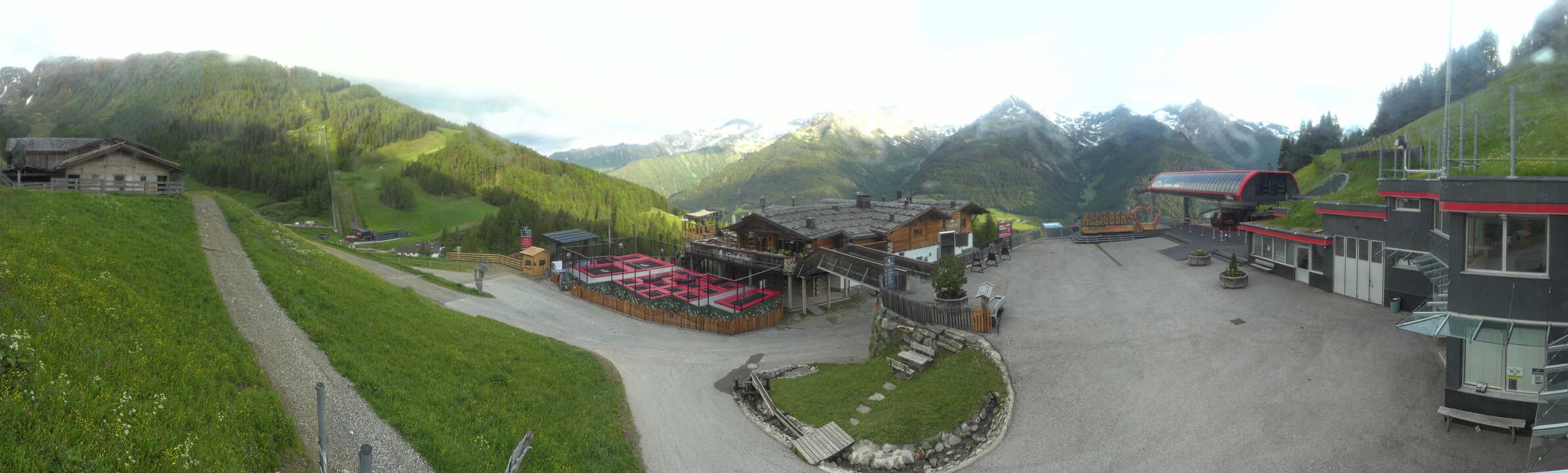 Archiv Foto Webcam Klausberg - Blick auf Kristallalm im Ahrntal (Südtirol)