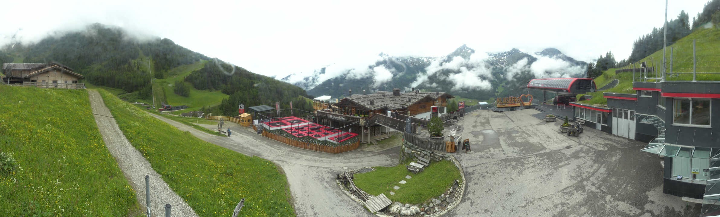 Archiv Foto Webcam Klausberg - Blick auf Kristallalm im Ahrntal (Südtirol)