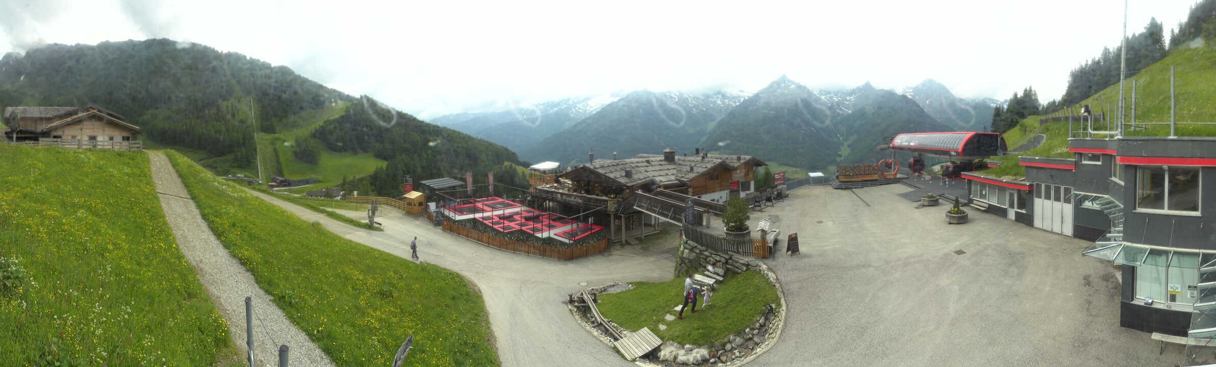 Archiv Foto Webcam Klausberg - Blick auf Kristallalm im Ahrntal (Südtirol)