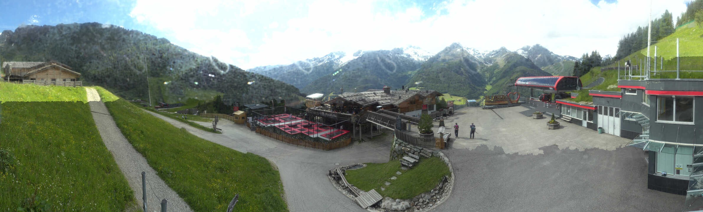 Archived image Webcam Klausberg - mountain restaurant Kristallalm in Ahrn Valley (South Tyrol)