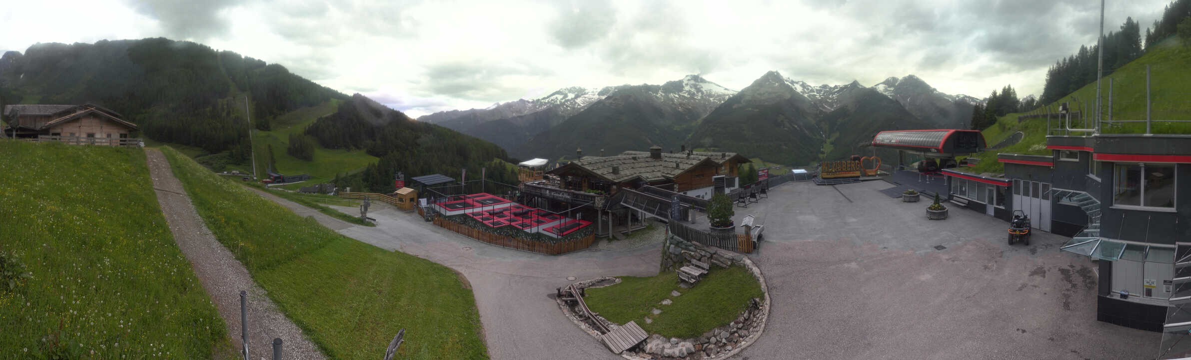 Archiv Foto Webcam Klausberg - Blick auf Kristallalm im Ahrntal (Südtirol)