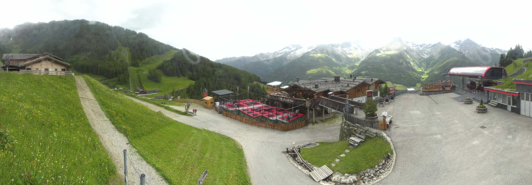 Archiv Foto Webcam Klausberg - Blick auf Kristallalm im Ahrntal (Südtirol)