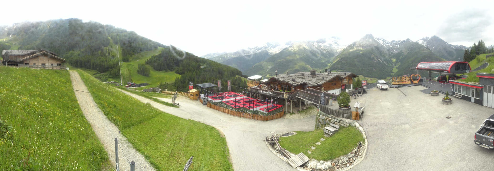 Archiv Foto Webcam Klausberg - Blick auf Kristallalm im Ahrntal (Südtirol)