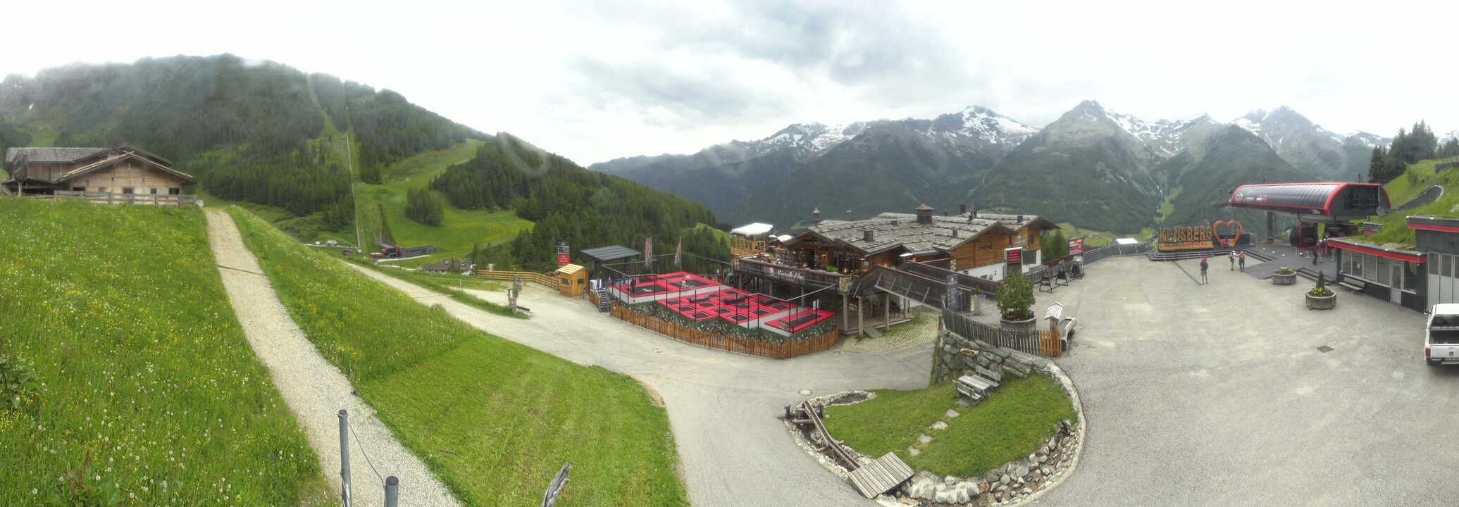 Archiv Foto Webcam Klausberg - Blick auf Kristallalm im Ahrntal (Südtirol)